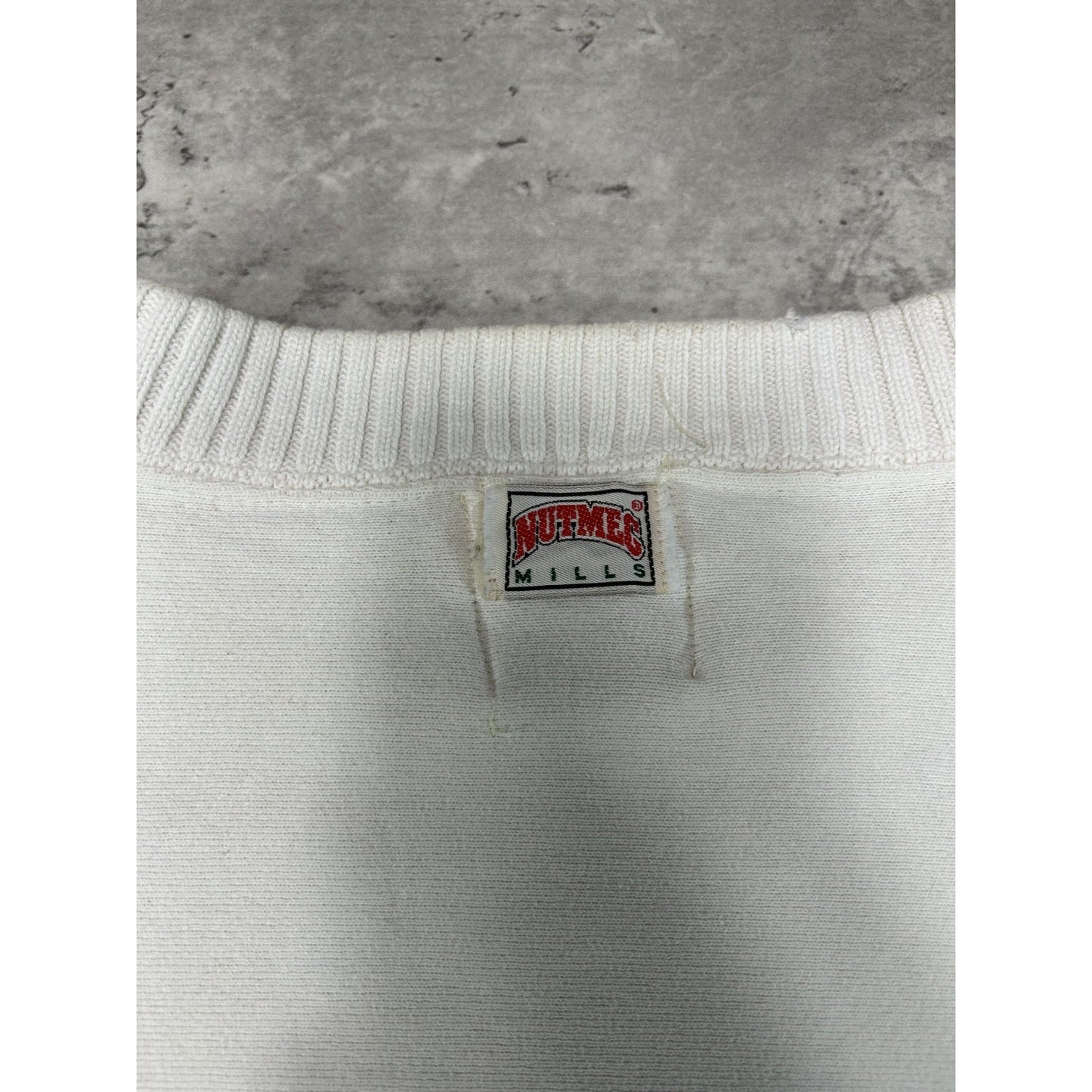 Vintage 90s Cooperstown Embroidered Arc Spellout Baseball Sweatshirt Size XL