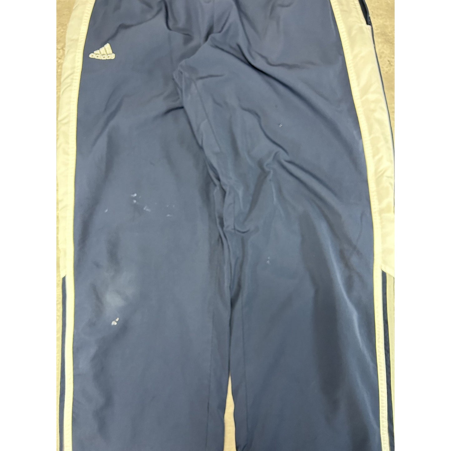 Adidas Embroidered Logo Nylon Track Pants Size Medium