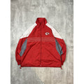 Kansas City Chiefs NFL Embroidered Logo Nylon Windbreaker Size XL