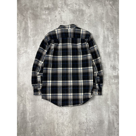 Vintage Carhartt Original Fit Plaid Print Workwear Button Up Shirt Size Medium