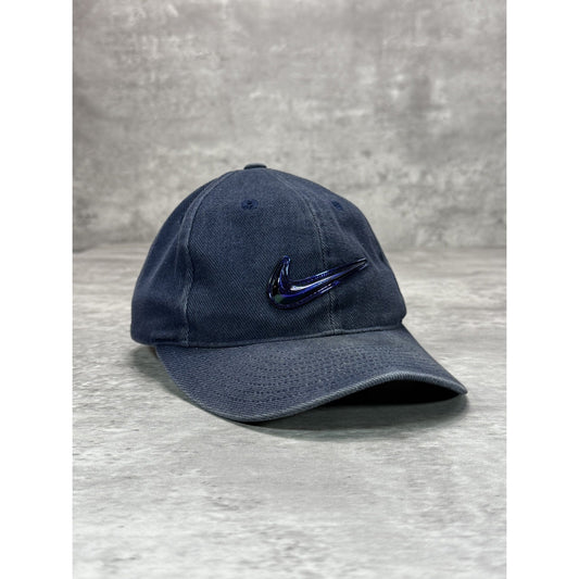 Vintage 90s Nike Metallic Swoosh Snapback Hat OSFA