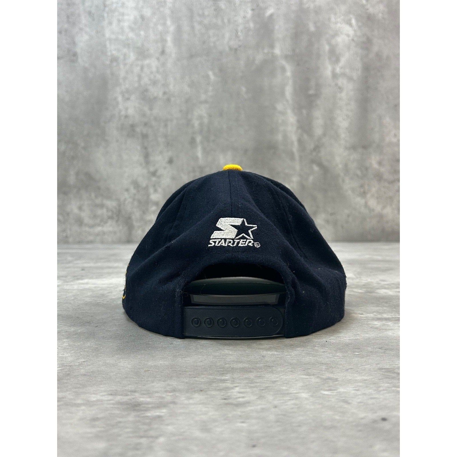 Vintage 90s Michigan Wolverines NCAA Starter Tailsweep Snapback Hat OSFA