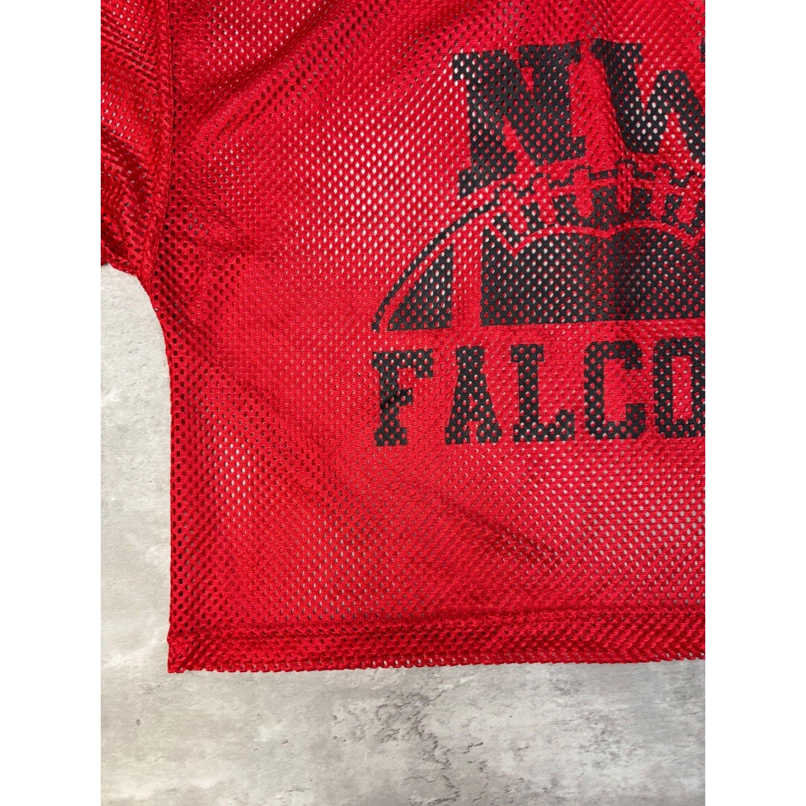 Vintage NW Falcons Football Graphic Mesh Jersey Size Medium