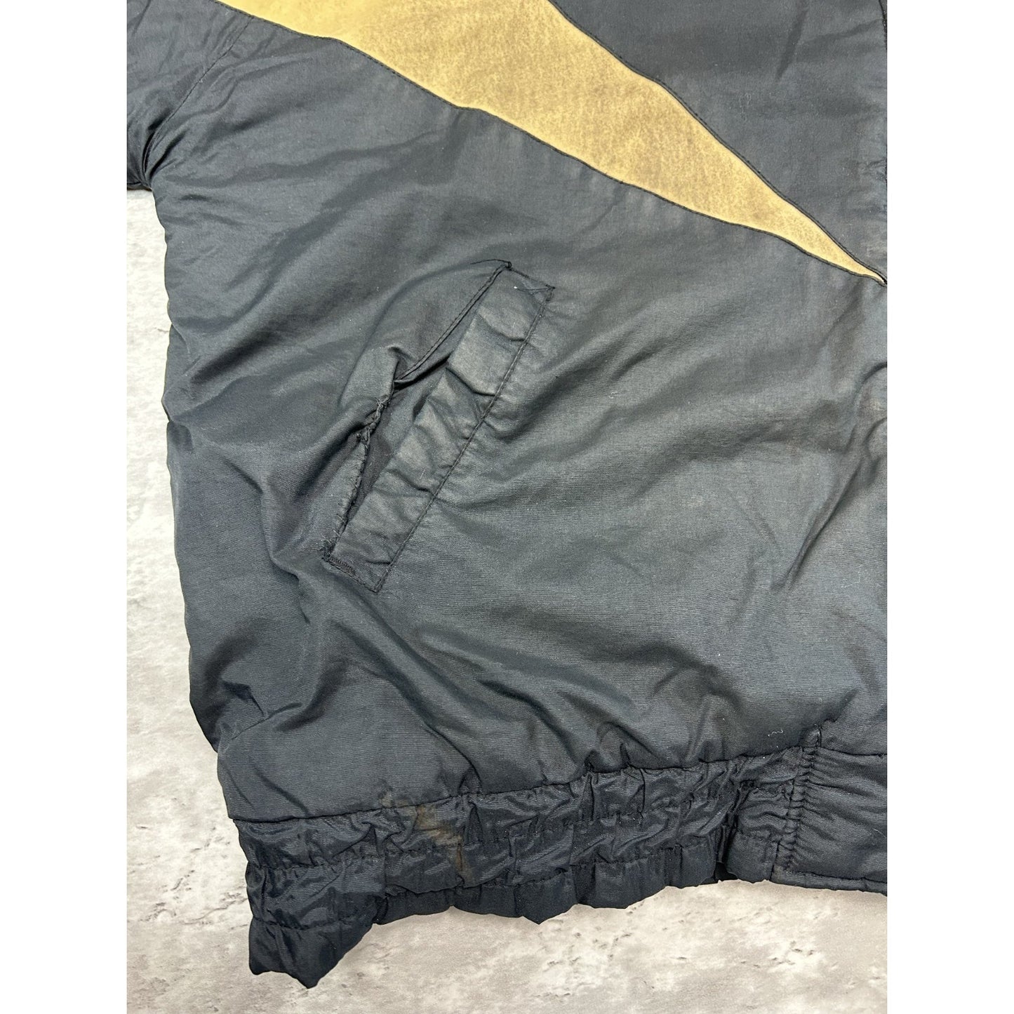 Vintage 90s Purdue Boilermakers NCAA Embroidered Insulated Jacket Size Large