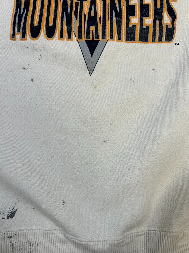 Vintage 90s West Virginia Mountaineers Collegiate Graphic Sweatshirt Size Large