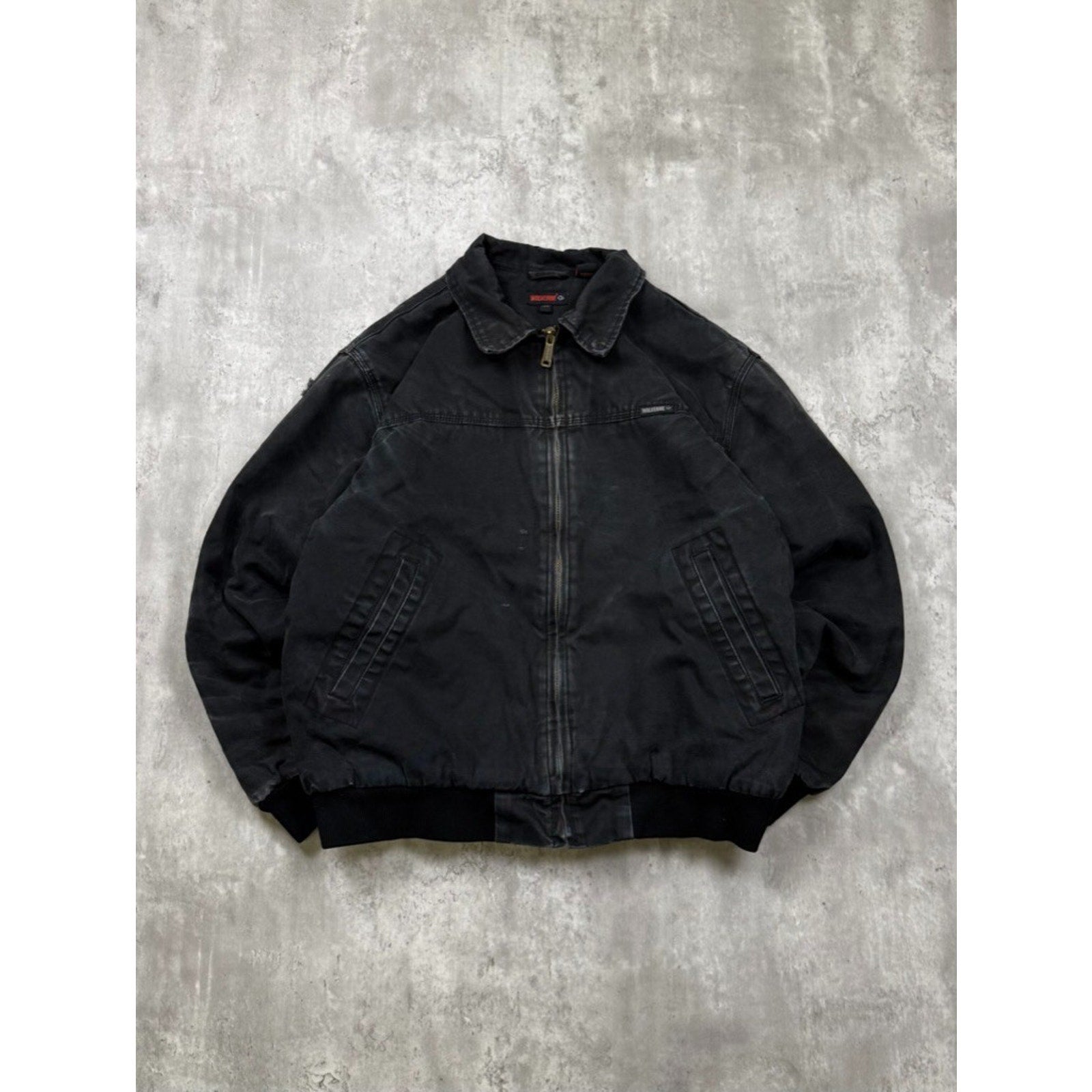 Vintage Wolverine Canvas Workwear Insulated Santa Fe Style Jacket Size Large