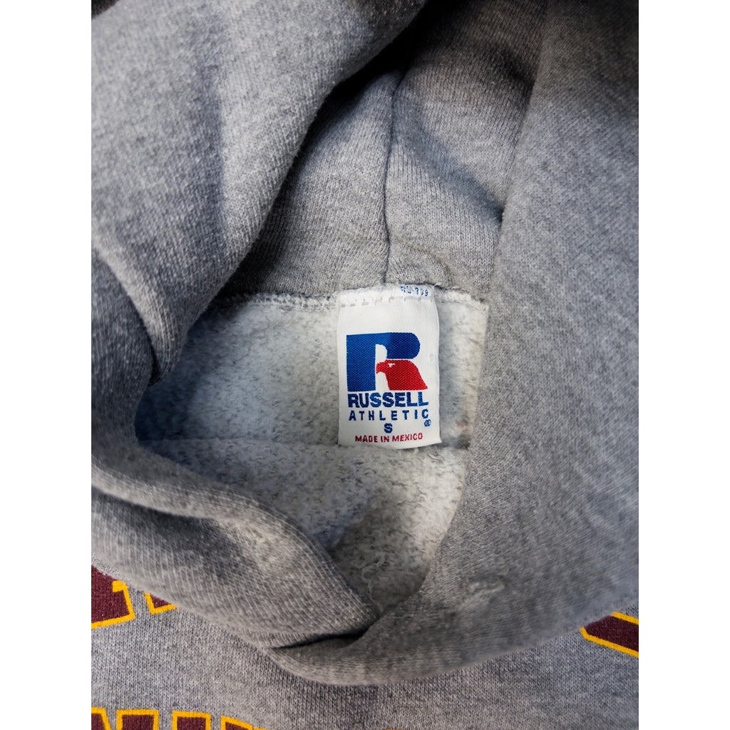 Vintage Gannon University NCAA Arc Spellout Hooded Sweatshirt Size Small