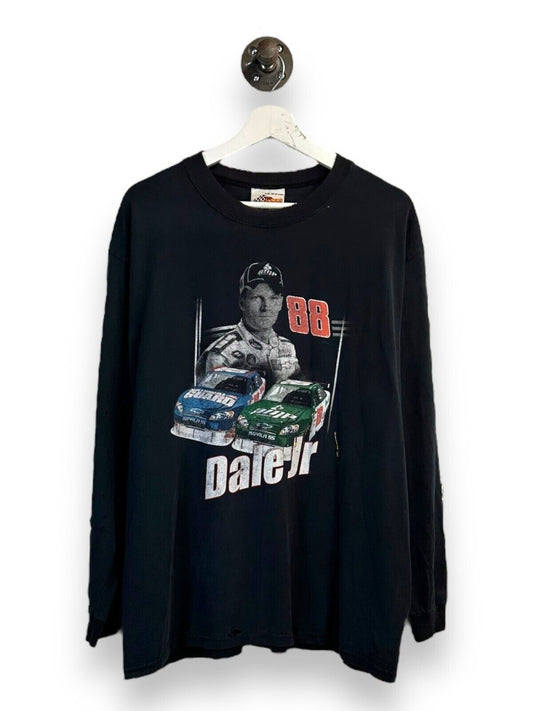 Vtg Dale Earnhardt Jr. #88 Nascar Racing Graphic Long Sleeve T-Shirt Size XL