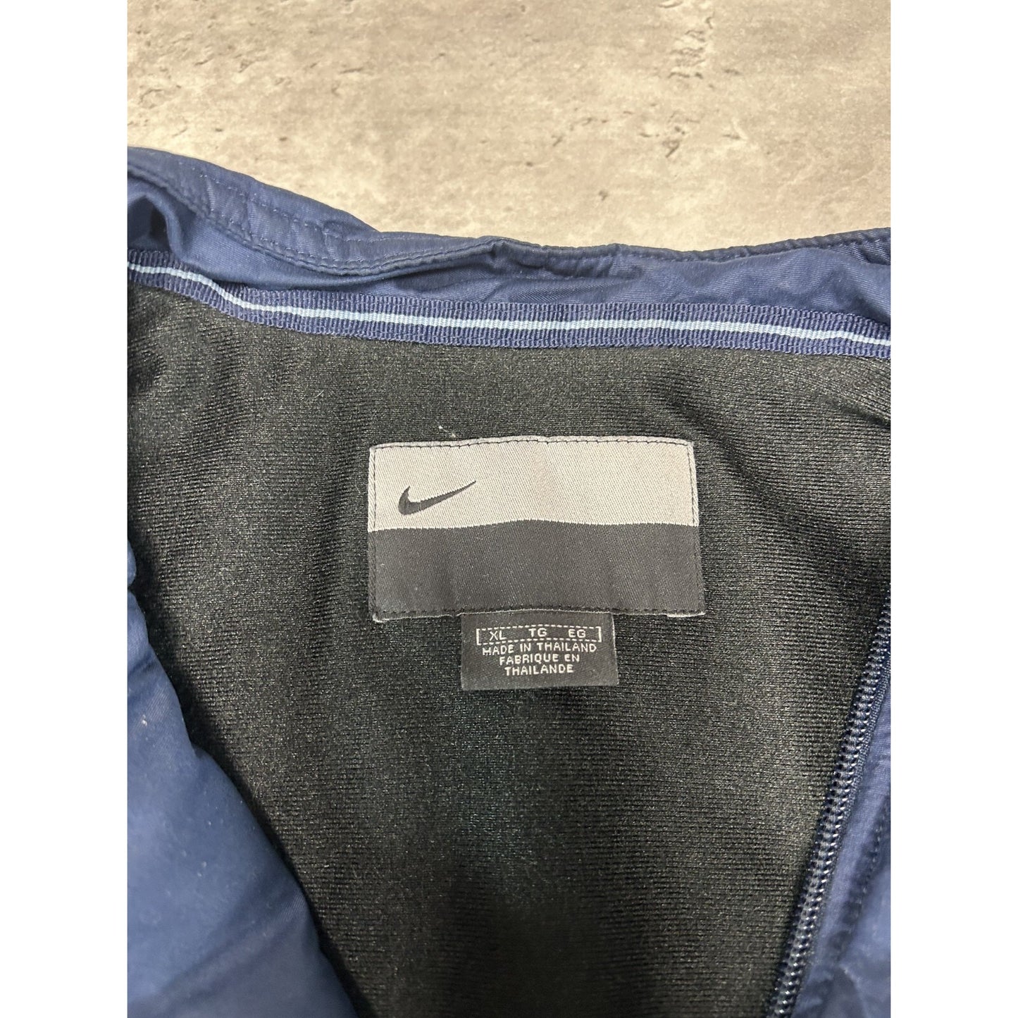 Vintage 2000s Nike Embroidered Swoosh Insulated Nylon Jacket Size XL