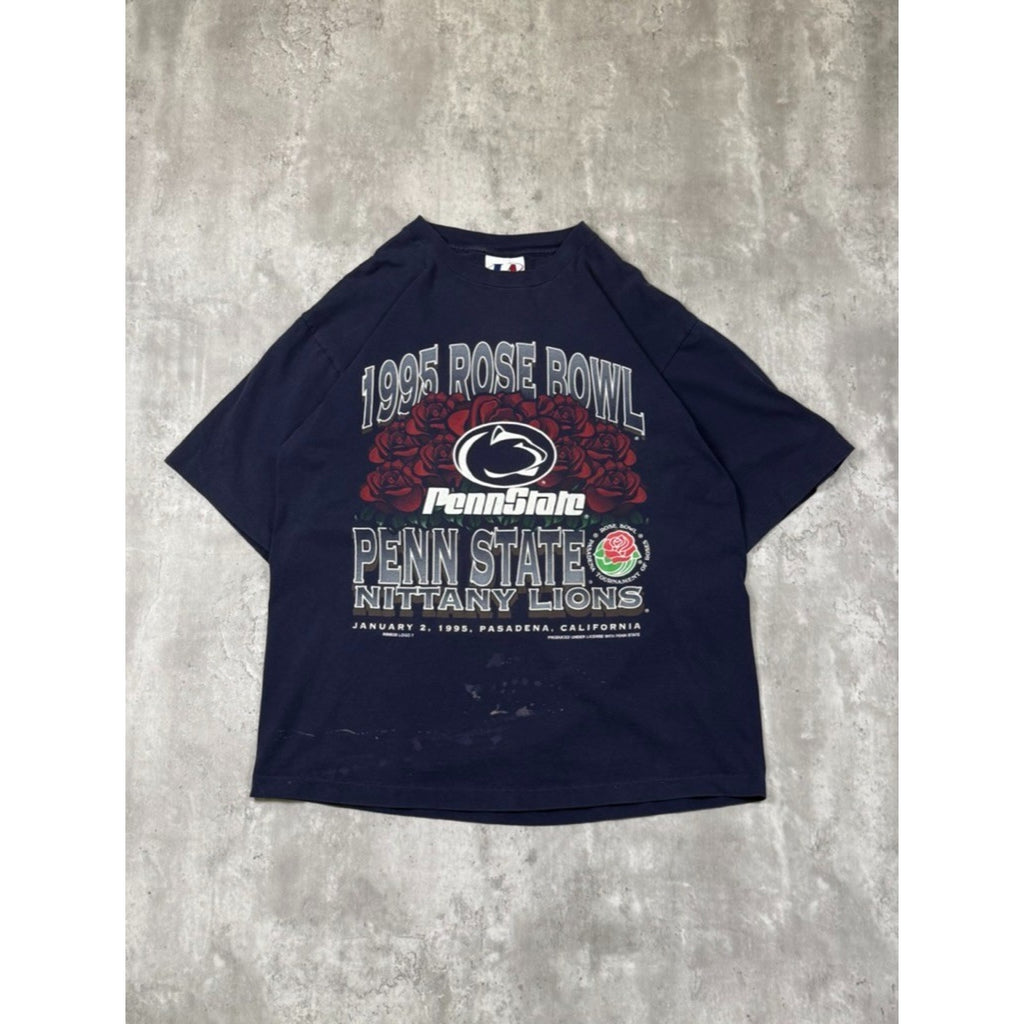 Vintage 1995 Penn State Nittany Lions NCAA Rose Bowl T-Shirt Size Large