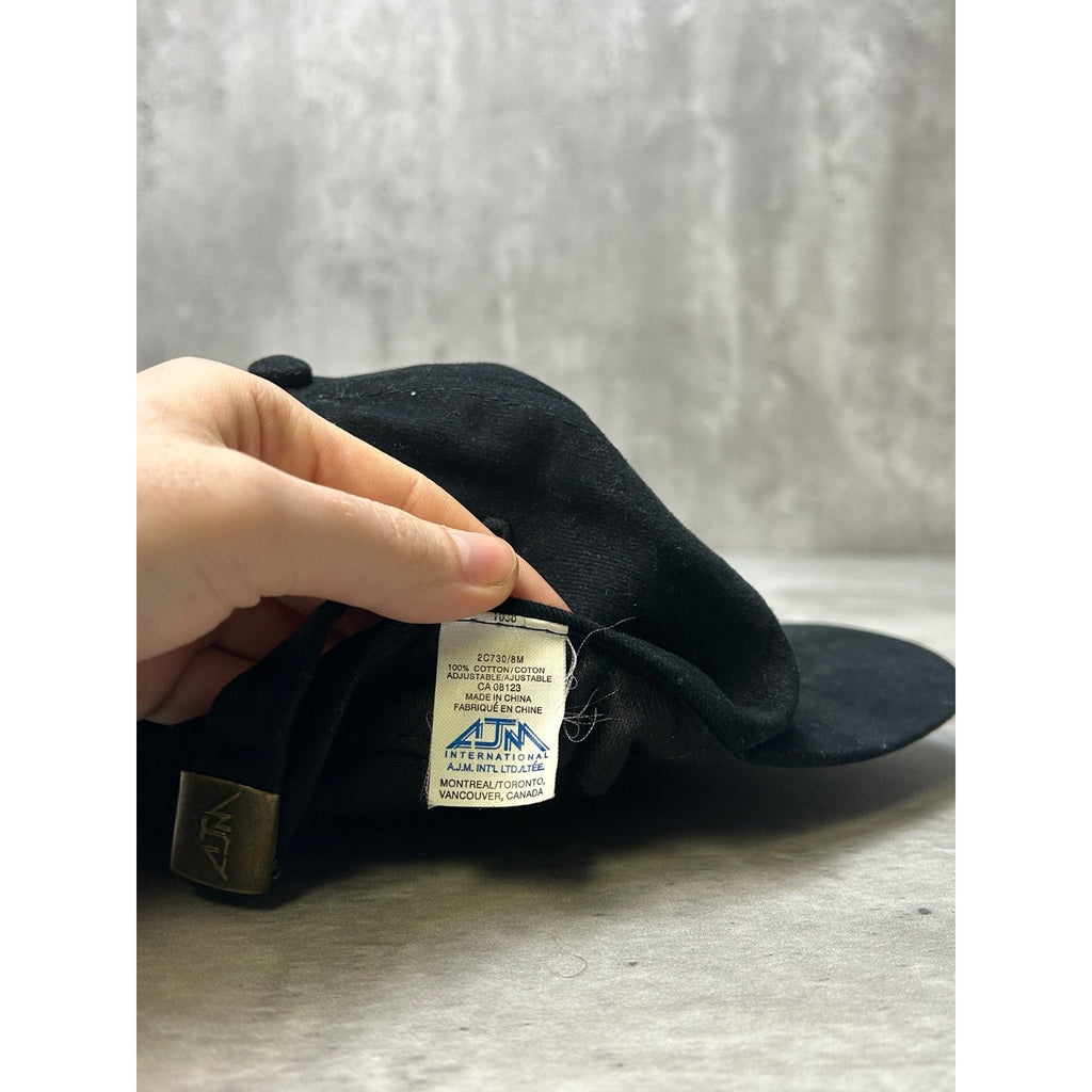 Vintage 90s Tax Me Im Canadian Graphic Spellout Strapback Hat OSFA