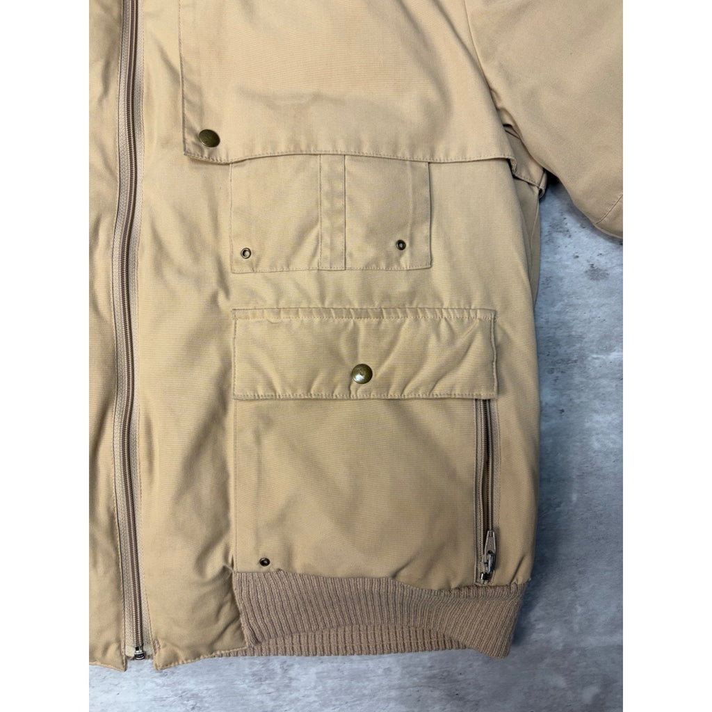 Vintage 90s Down Designs Insulated Down Puffer Bomber Jacket Size Large