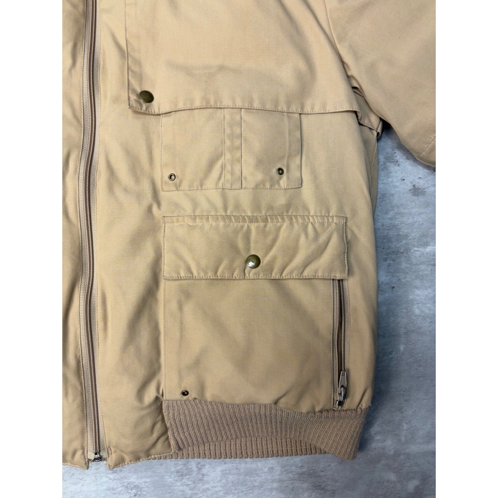 Vintage 90s Down Designs Insulated Down Puffer Bomber Jacket Size Large