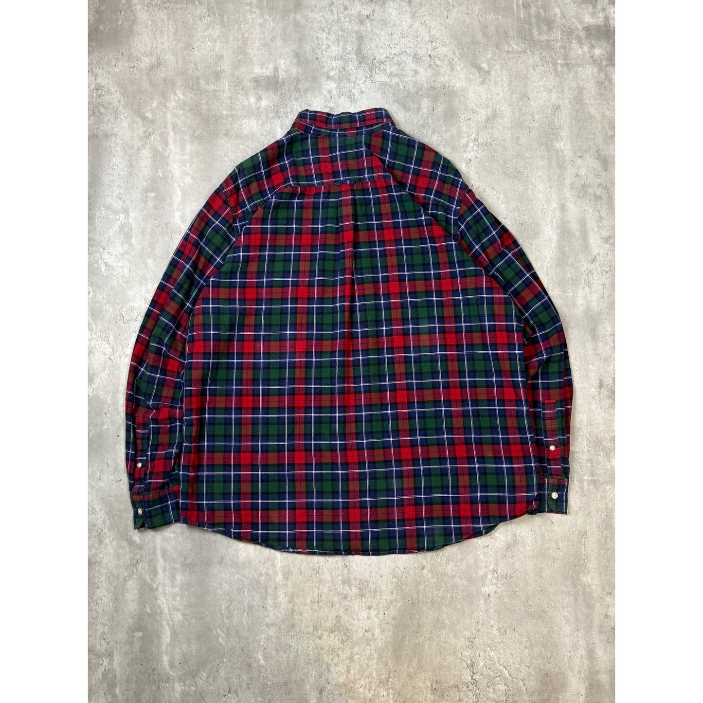 Chaps Ralph Lauren Plaid Long Sleeve Button Up Shirt Size 2XL