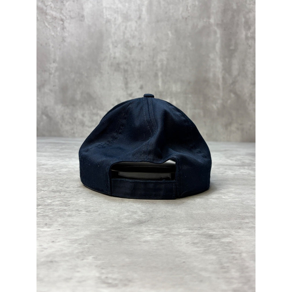 Vintage 90s Ford Embroidered Spellout Logo Patch Strapback Hat OSFA
