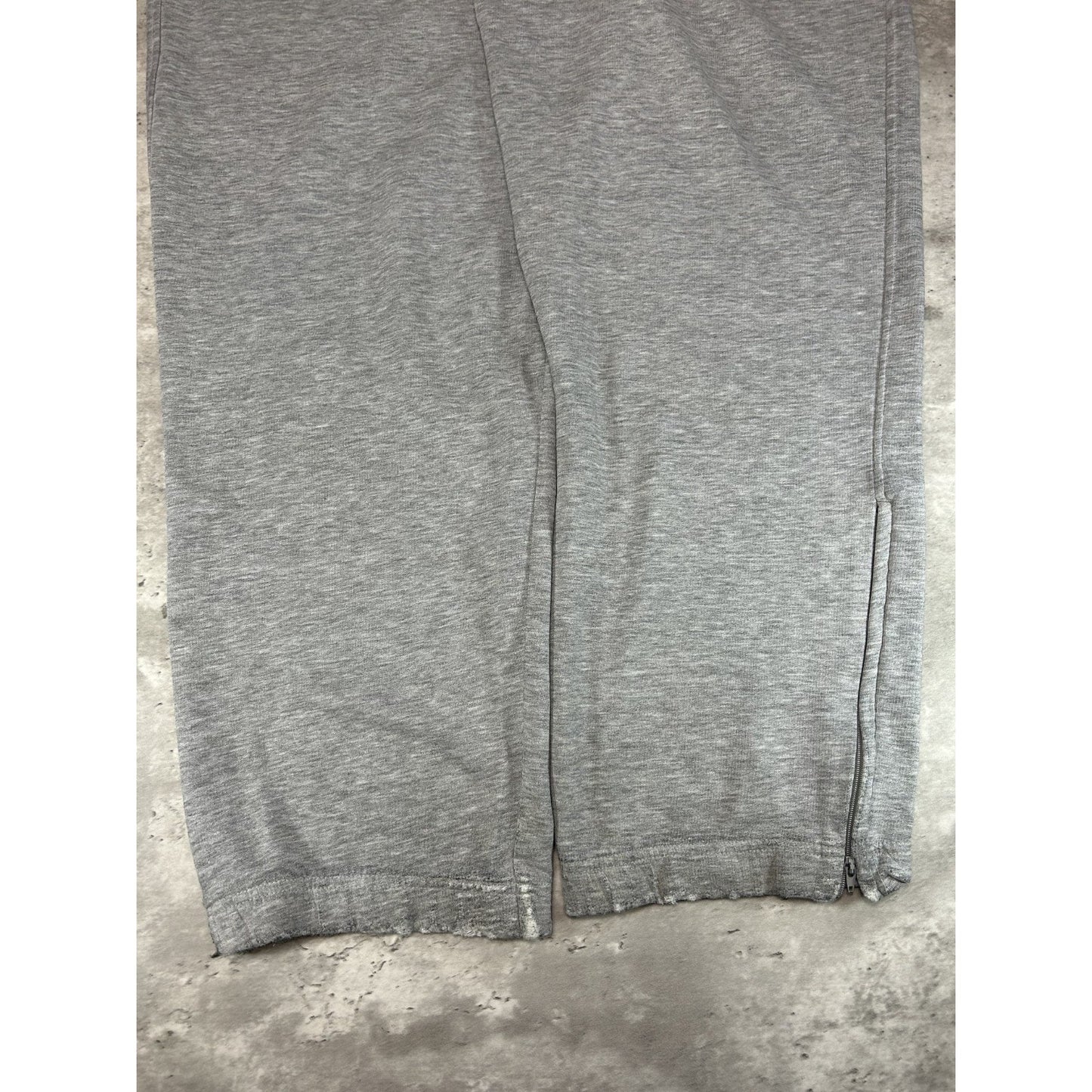 Vintage 2000s Nike Embroidered Swoosh Sweat Pants Size Large Gray