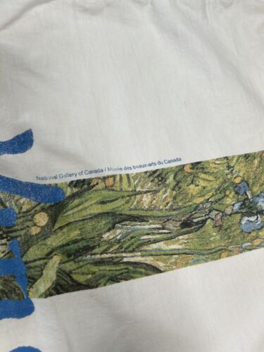 Vintage 90s Vincent Van Gogh National Gallery Of Canada Art T-Shirt Size Large