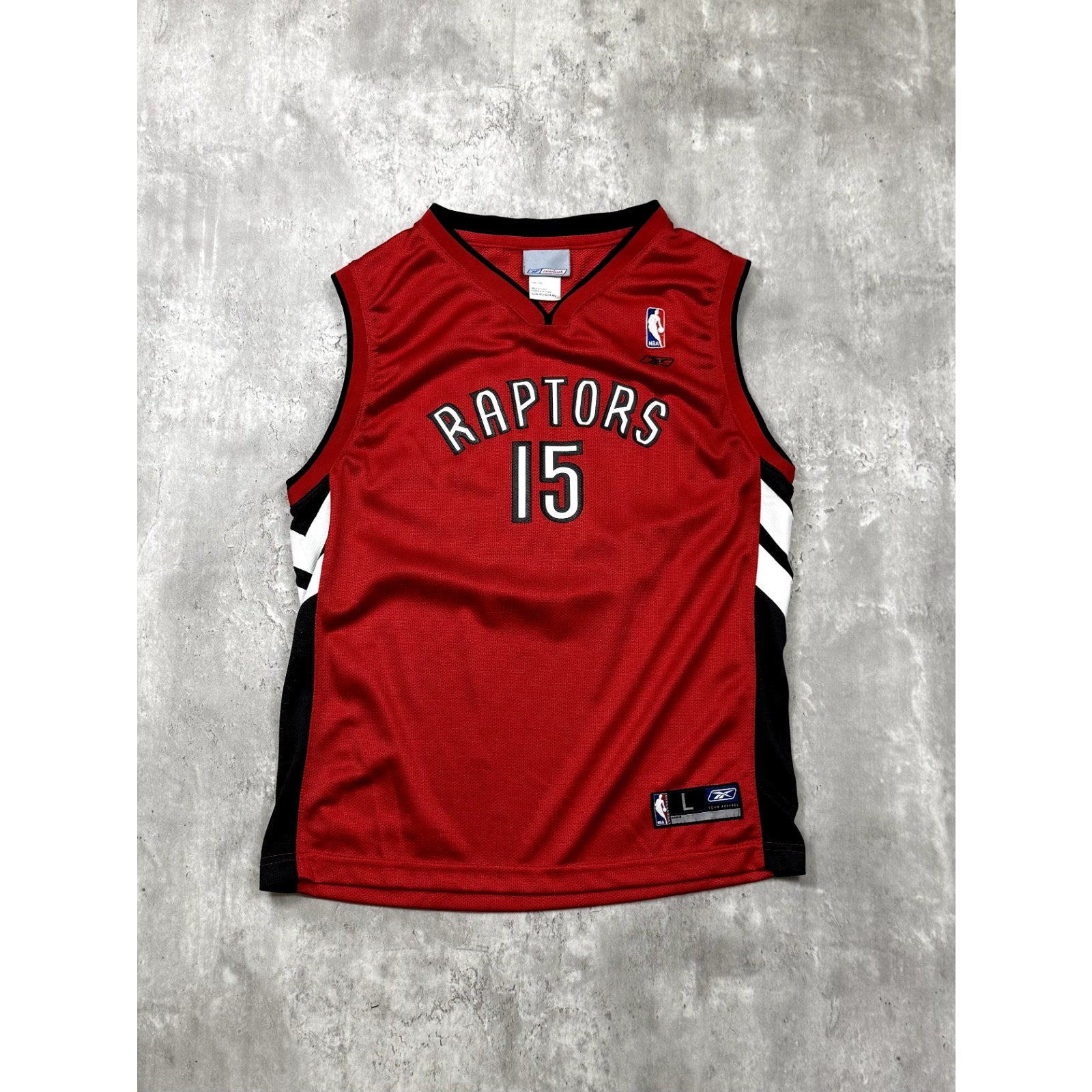 Vintage Vince Carter #15 Toronto Raptors NBA Basketball Jersey Size Large YOUTH