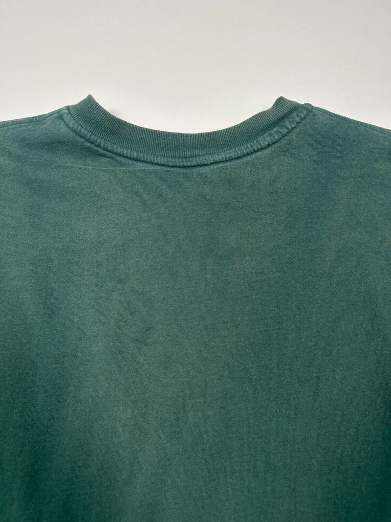 Vintage 90s Carhartt Pocket Logo Long Sleeve 1/4 Button Up T-Shirt Size 2XL Tall