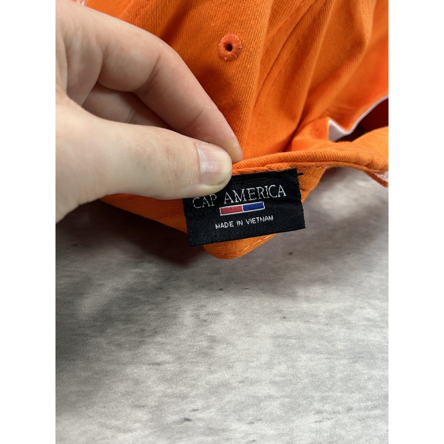 Vintage Tide Racing Embroidered Spellout Nascar Strapback Hat OSFA