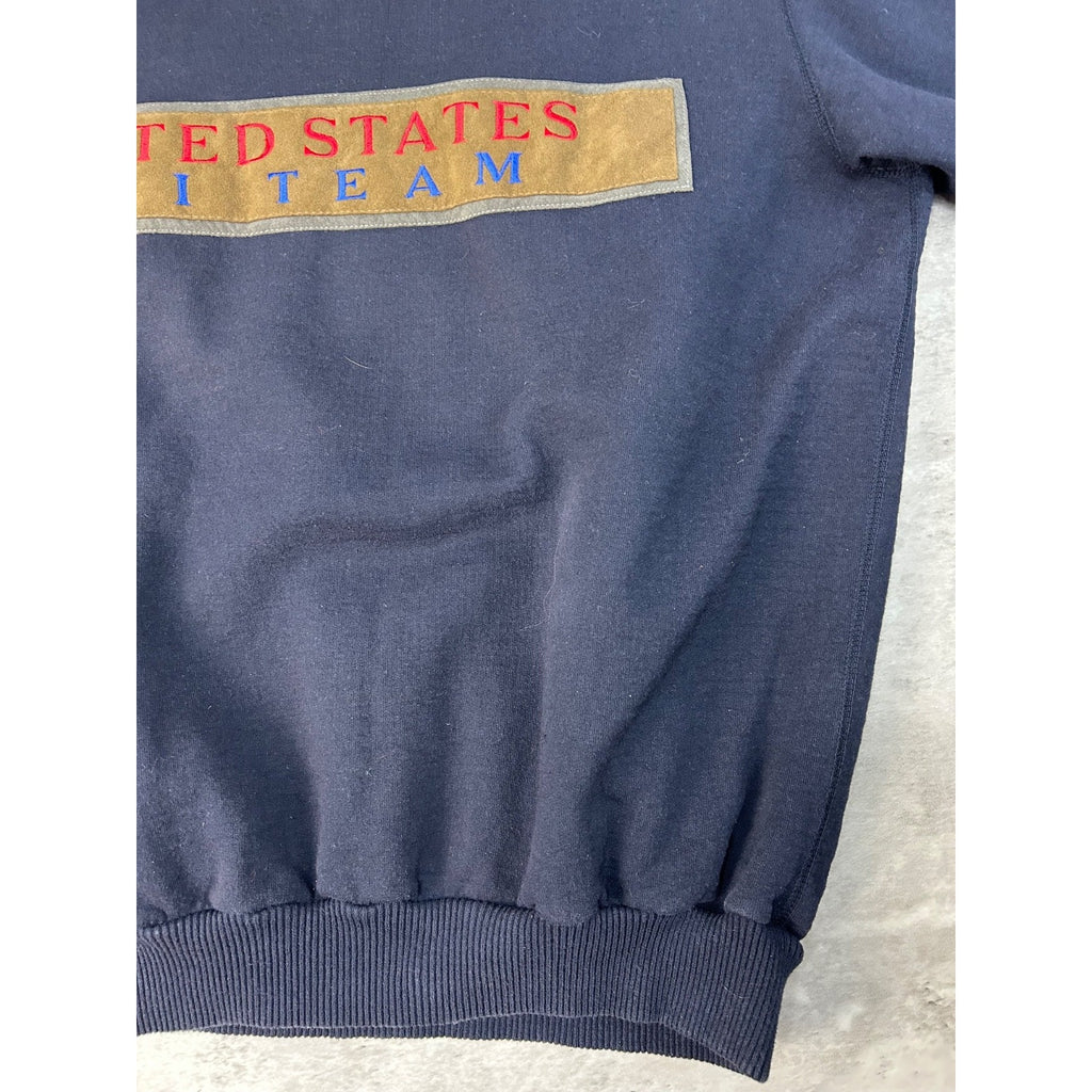 Vintage 90s United States Ski Team Olympic Embroidered Sweatshirt Size 2XL