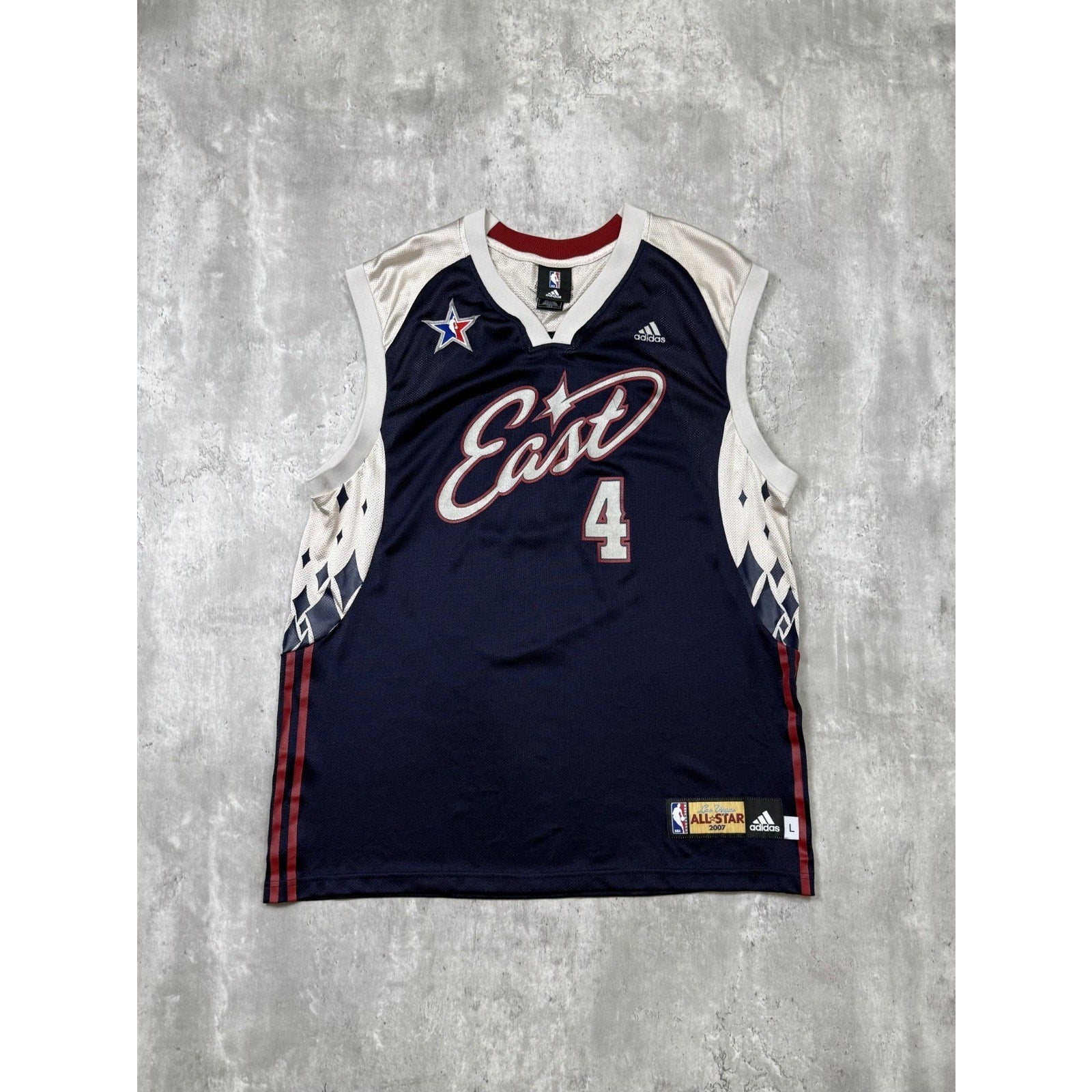 Vintage Chris Bosh #4 NBA All Star Game Toronto Raptors Jersey Size Large
