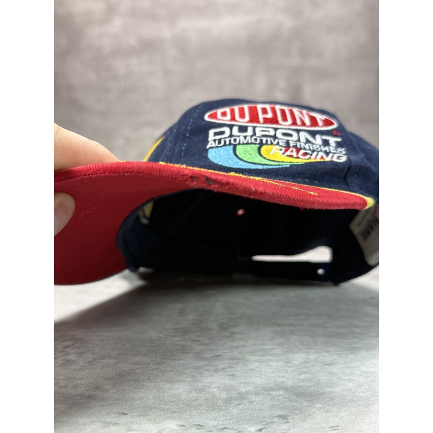 Vintage Jeff Gordon #24 NASCAR Dupont Racing Team Strapback Hat OSFA