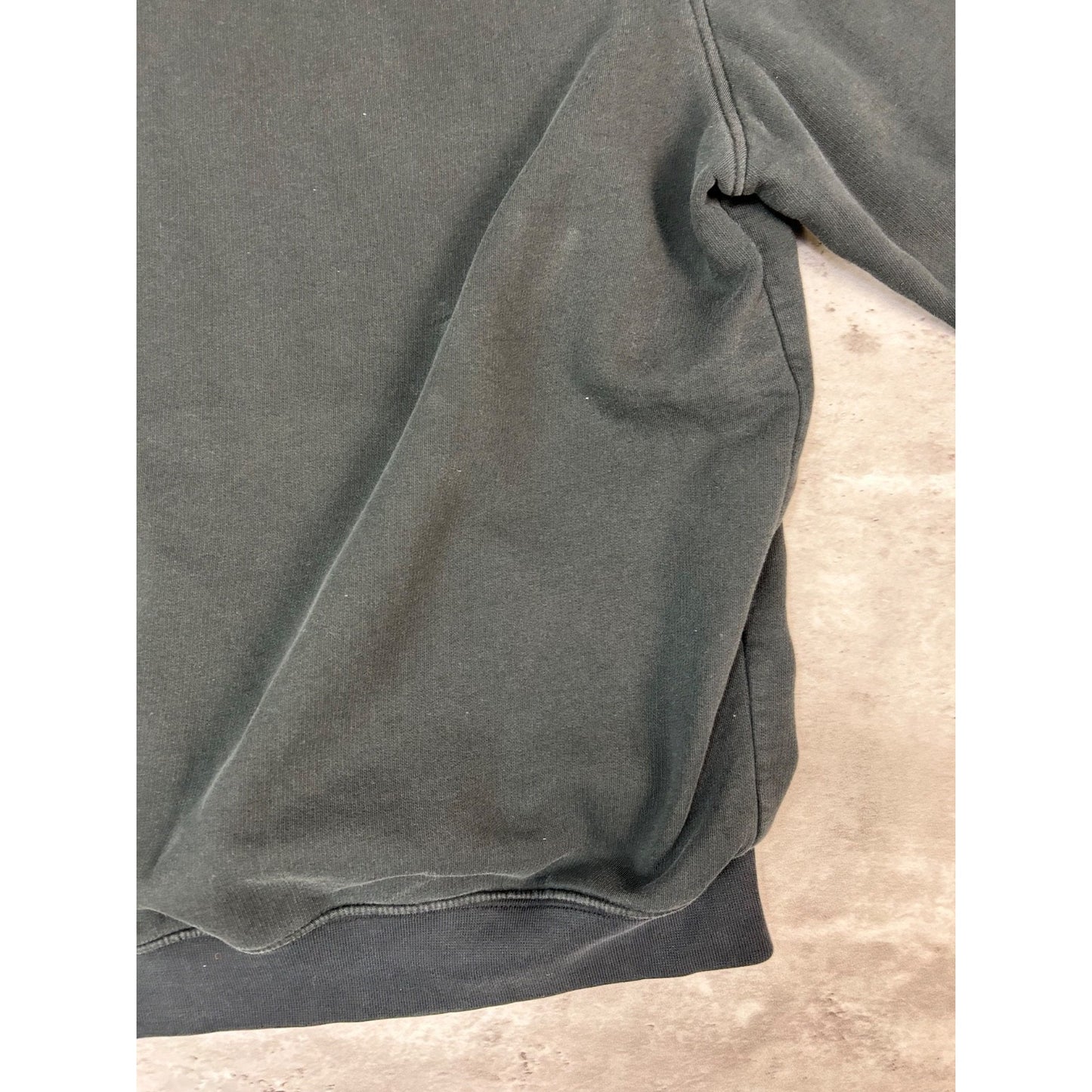 Vintage Nike Embroidered Mini Swoosh Hooded Sweatshirt Size Large Black