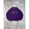 Vintage 90s University Of Western Embroidered Spellout Sweatshirt Size Medium