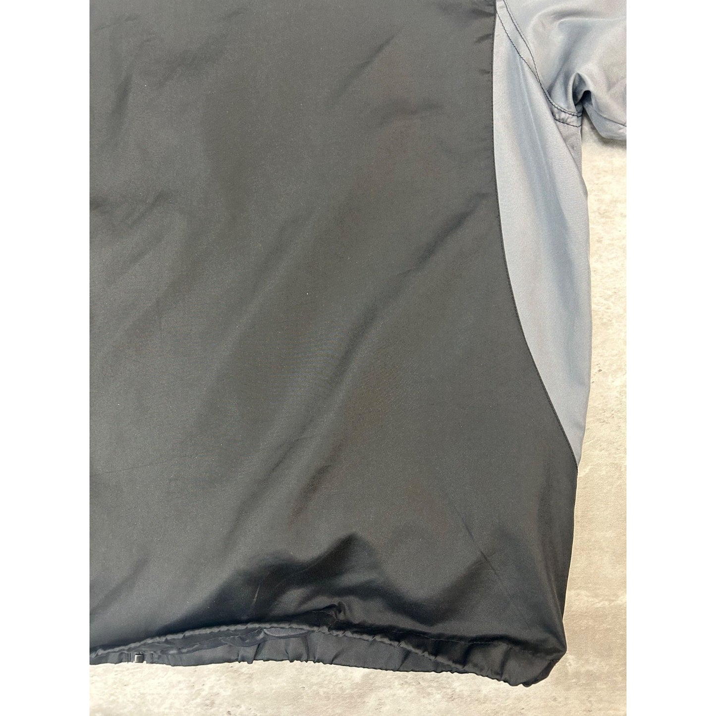 Vintage Detroit Lions NFL Embroidered Logo Nylon Windbreaker Jacket Size XL