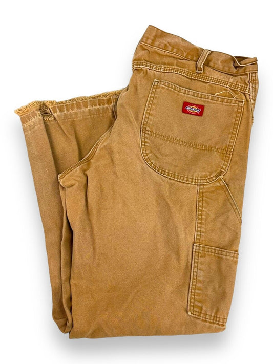 Vintage Dickies Canvas Workwear Carpenter Pants Size 37 Beige