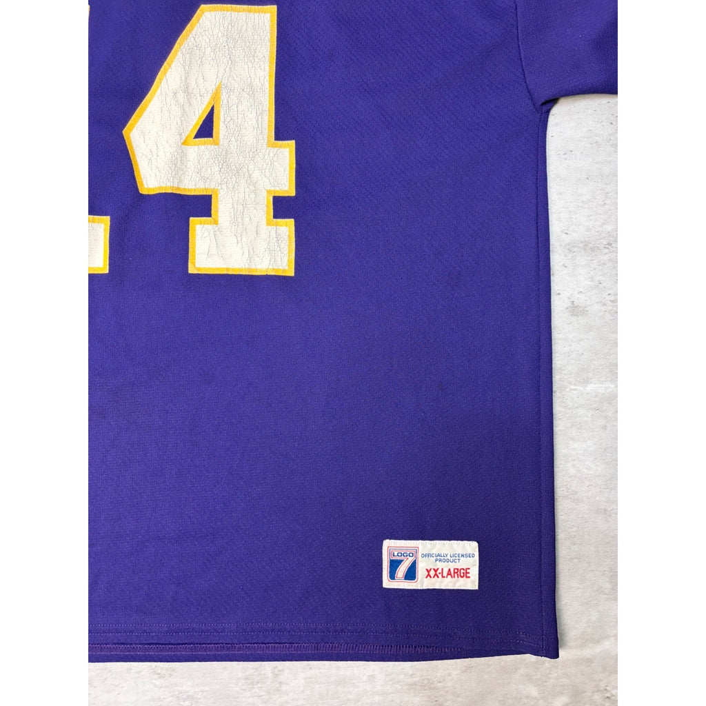 Vintage 90s Brad Johnson #14 Minnesota Vikings NFl Logo 7 Jersey Size 2XL