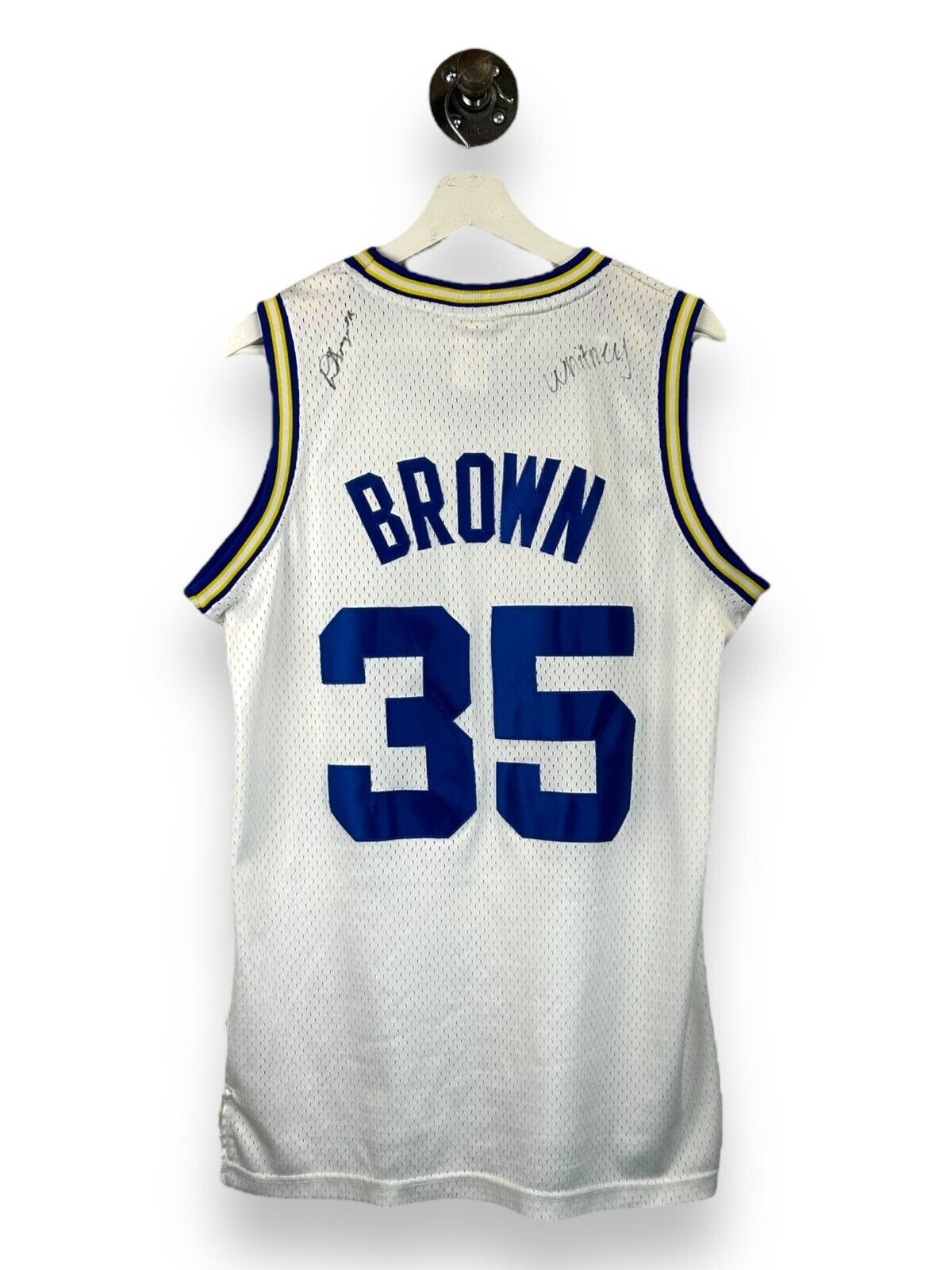 Roger Brown #35 Indiana Pacers NBA Stitches Retro Swingman Jersey Size Small