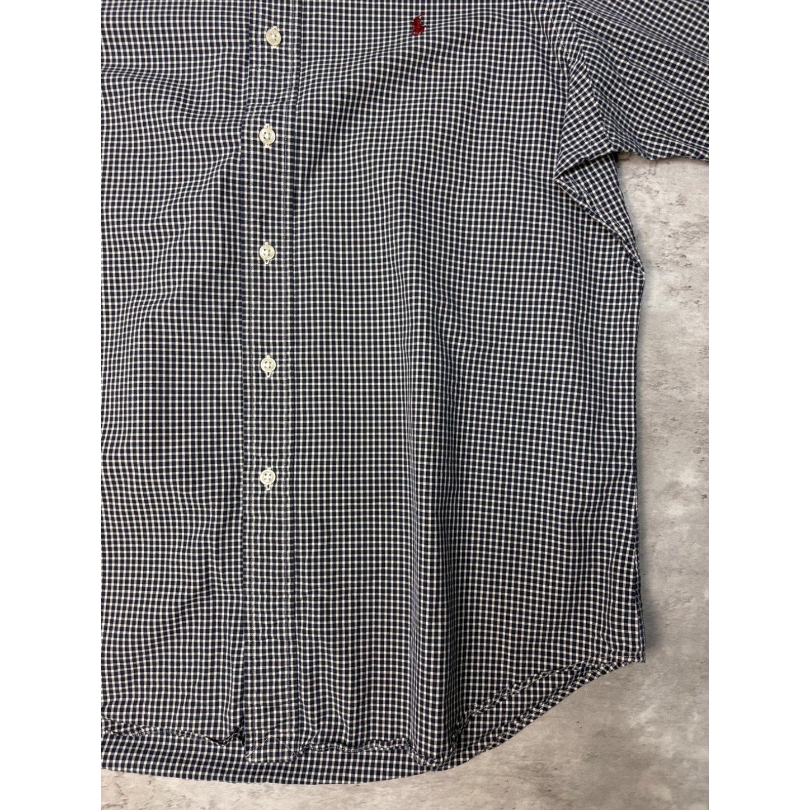 Vintage Polo Ralph Lauren Embroidered Pony Button Up Shirt Size Large
