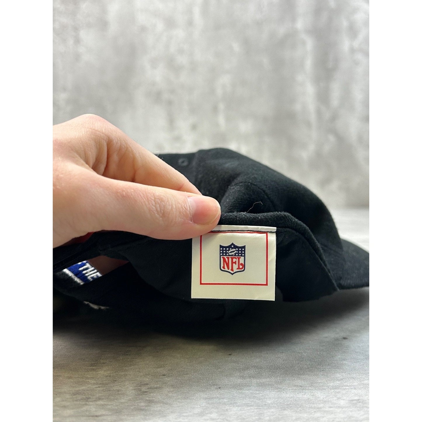 Vintage 2003 Raiders Vs Buccaneers NFL Super Bowl Strapback Hat OSFA