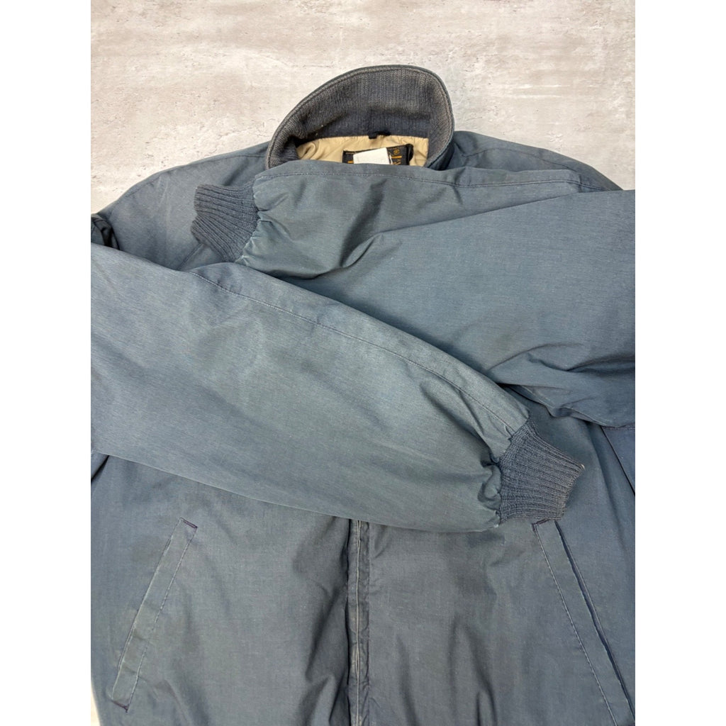 Vintage 80s Eddie Bauer Insulated Full Zip Collared Bomber Jacket Size XL