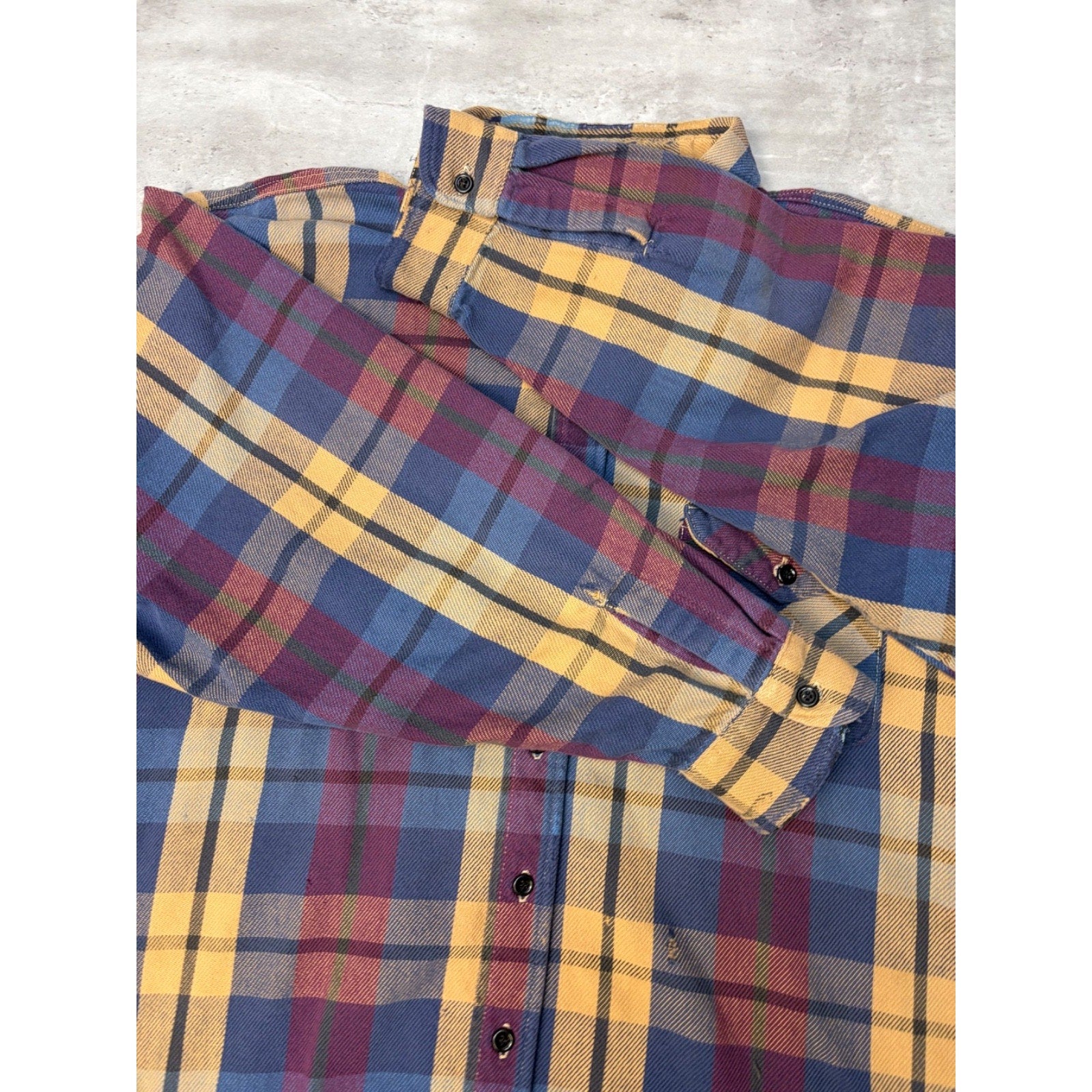 Vintage Osh Kosh Plaid Long Sleeve Button Up Shirt Size 3XL