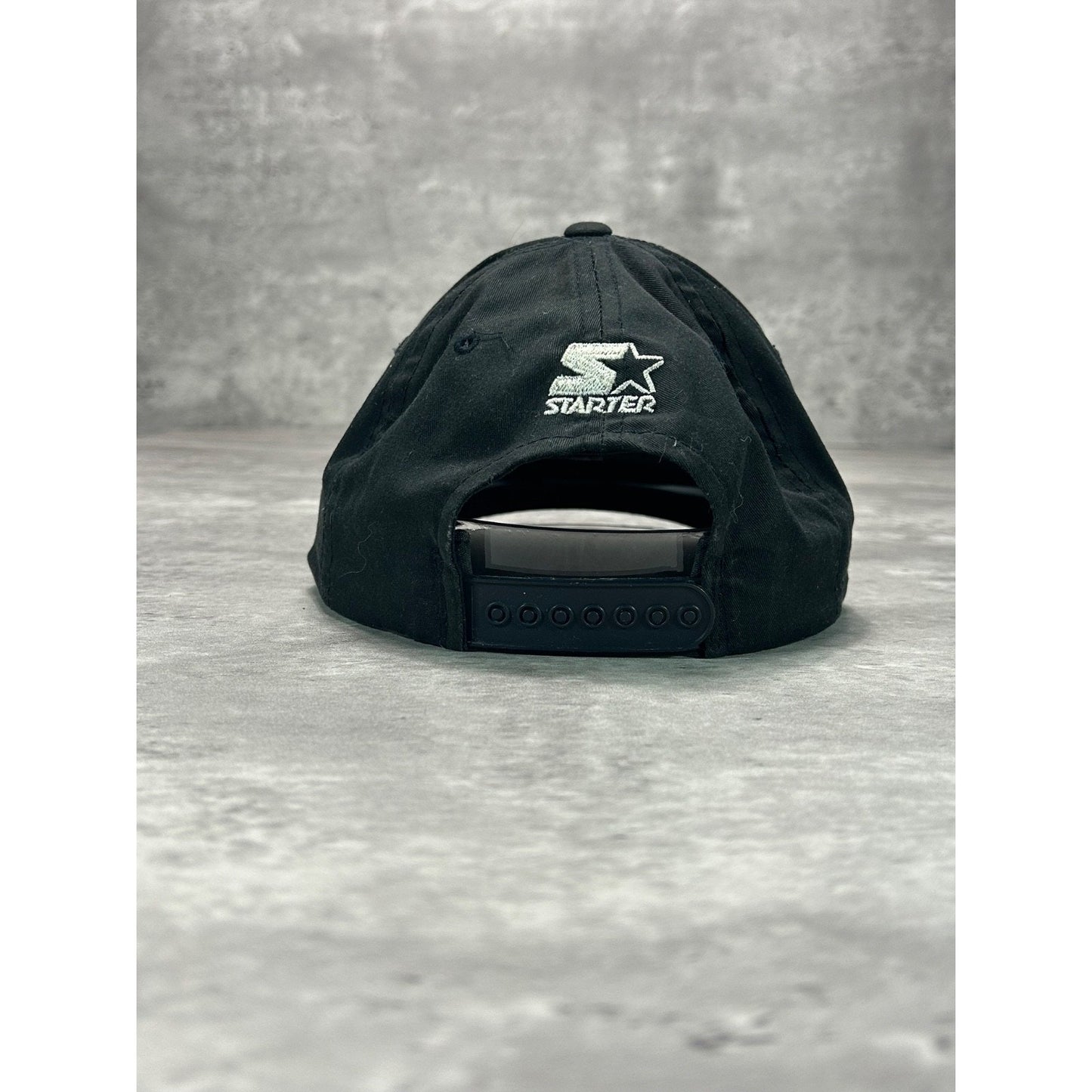 Vintage 90s Pittsburgh Steelers NFL Embroidered Spellout Snapback Hat OSFA