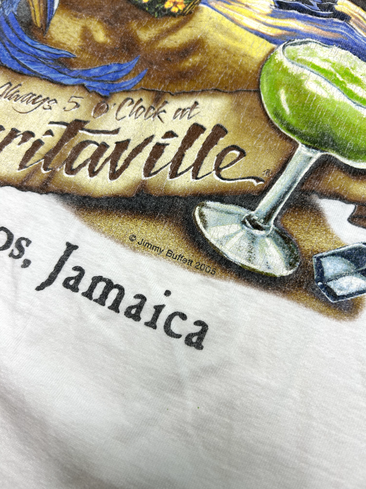 Jimmy Buffet Margaritaville Ocho Rios Destination Graphic T-Shirt Size Large