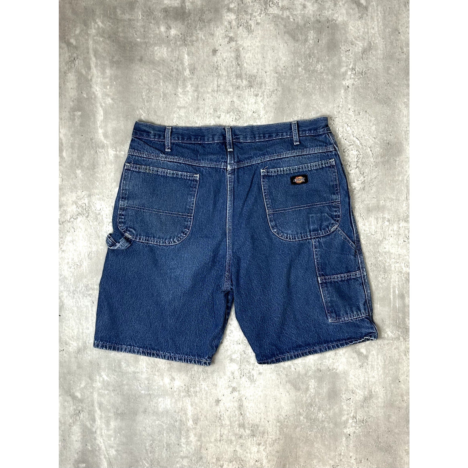 Dickies Dark Was Denin Workwear Carpenter Shorts Size 38