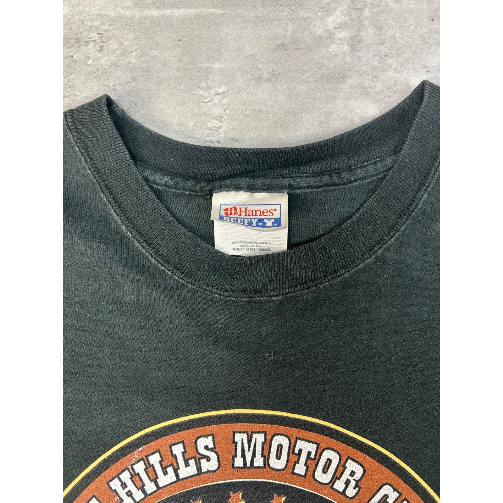 Vintage 2004 Sturgis Black Hills Rally Bike Week Eagle Graphic T-Shirt Sz Medium