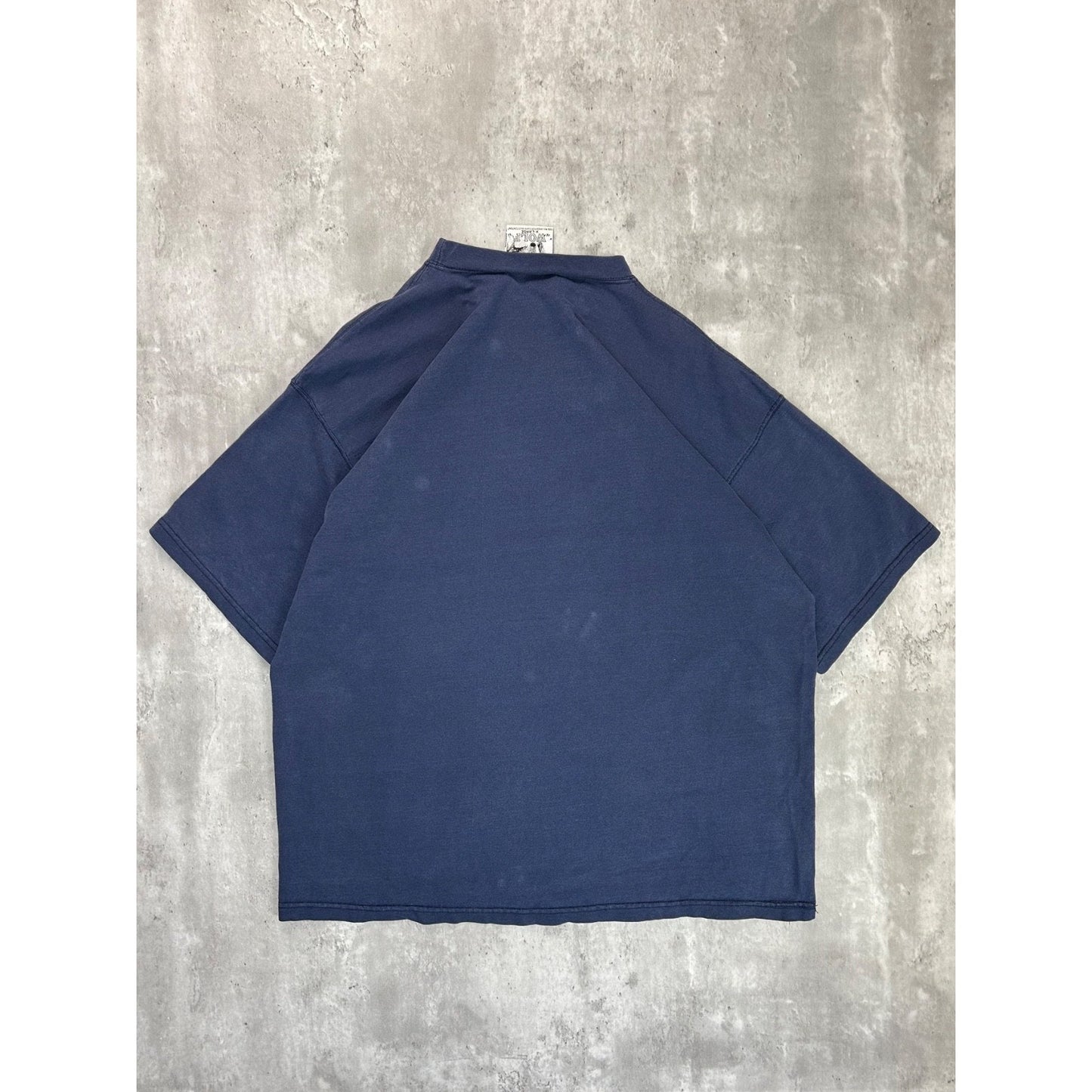 Vintage Michigan Wolverines NCAA Crest Graphic T-Shirt Size XL Blue