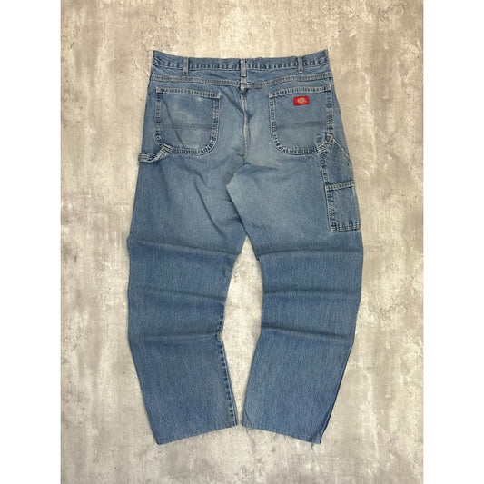 Vintage Dickies Medium Wash Denim Workwear Carpenter Pants Size 38
