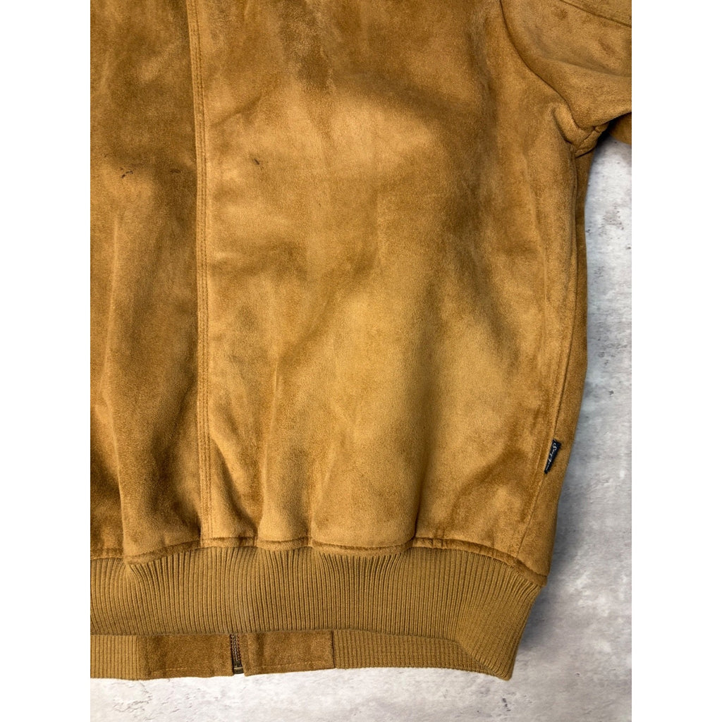 Vintage Y2K Sean John Multi Pocket Beige Bomber Jacket Size XL