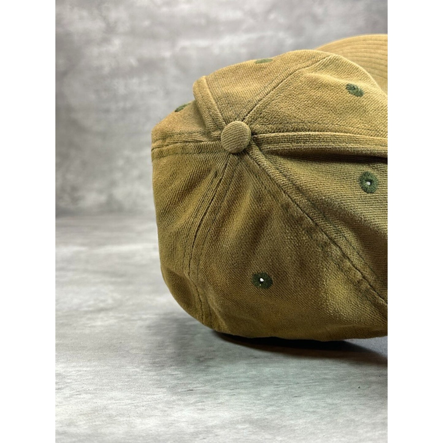 Vintage Adidas Embroidered Logo Spellout Earth Tones Fitted Snapback Hat 7 1/4