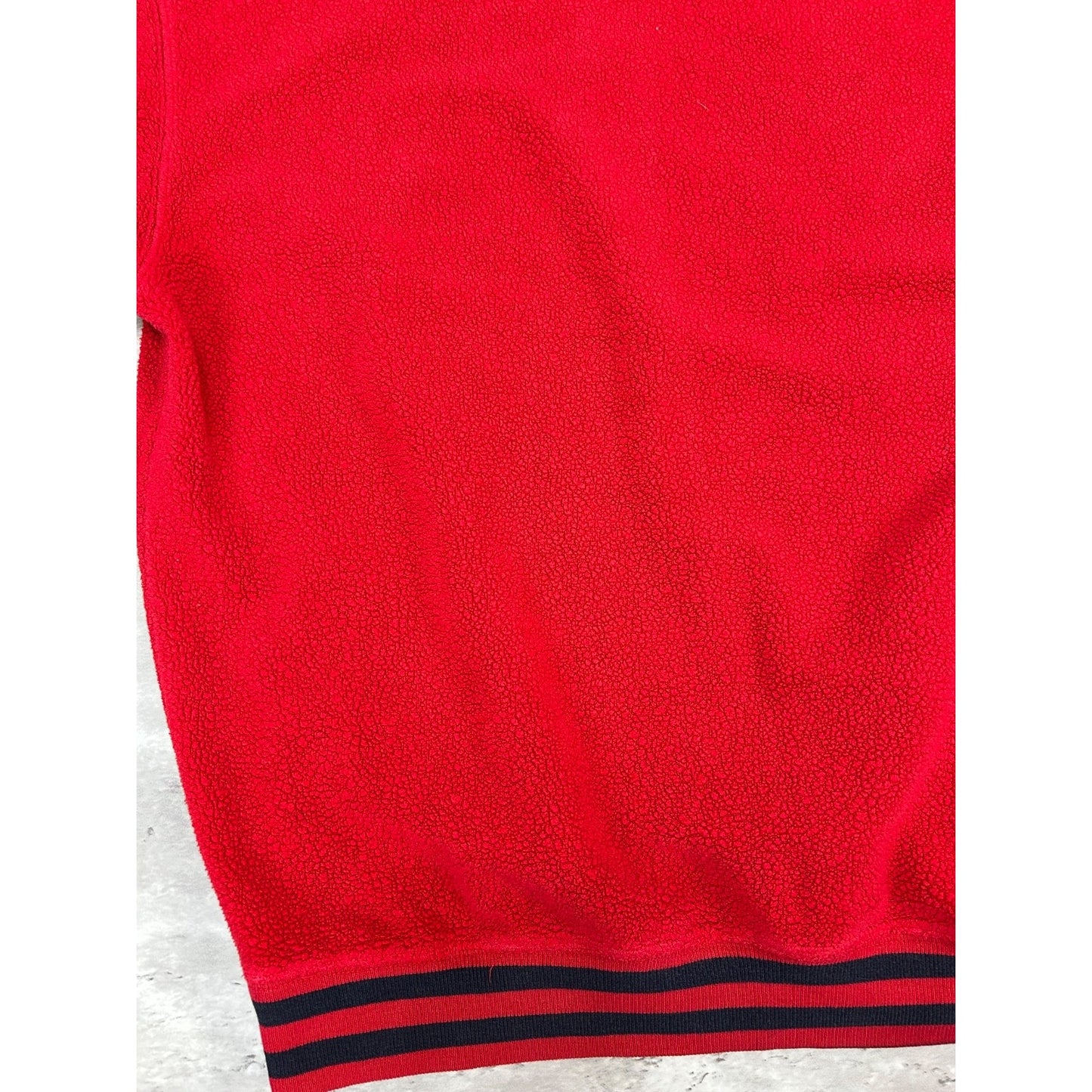 Vintage Chaps Ralph Lauren Embroidered Spellout Fleece Sweatshirt Size 2XL