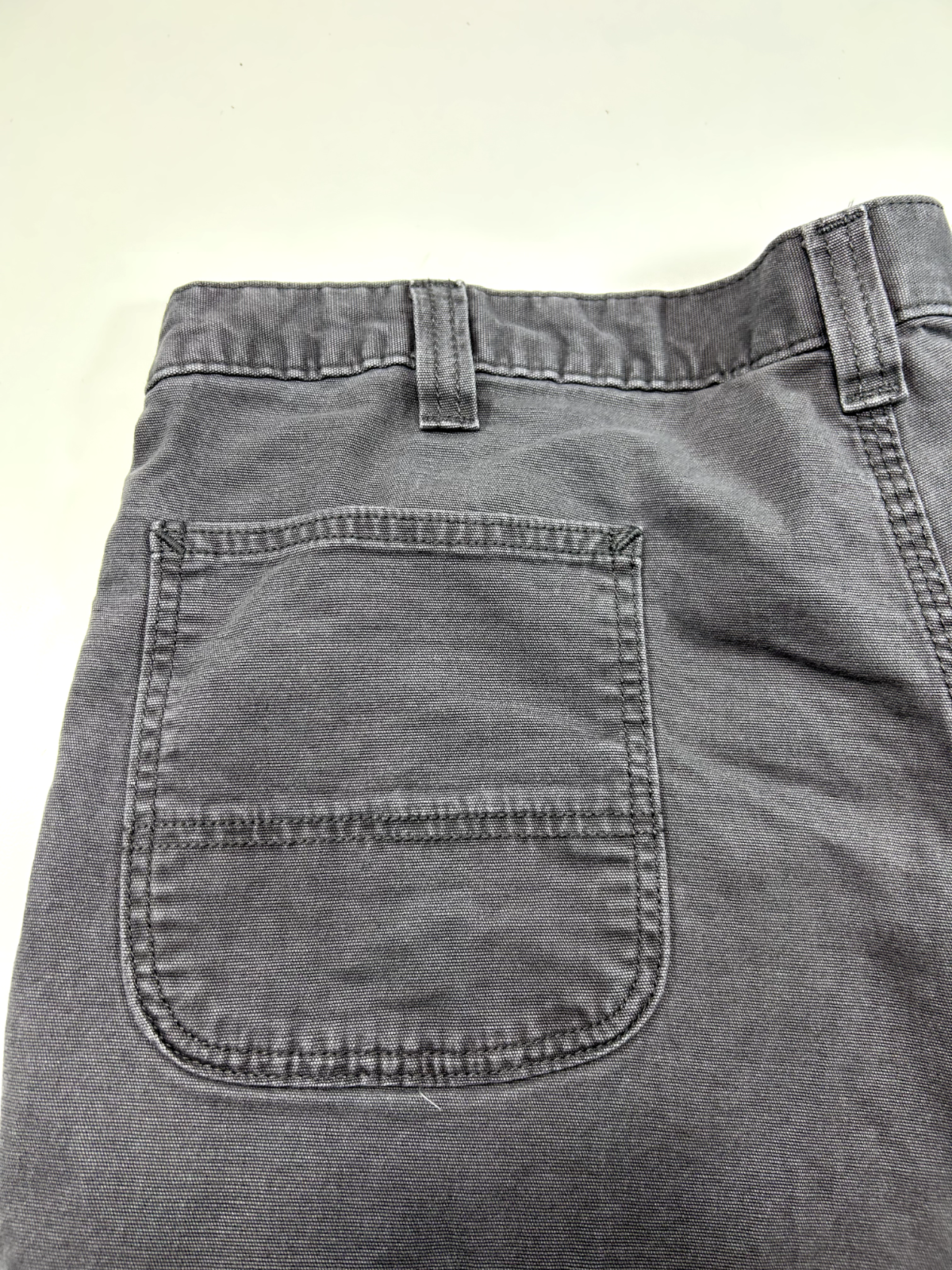 Carhartt Relaxed Fit Canvas Workwear Carpenter Pants Size 38 Gray