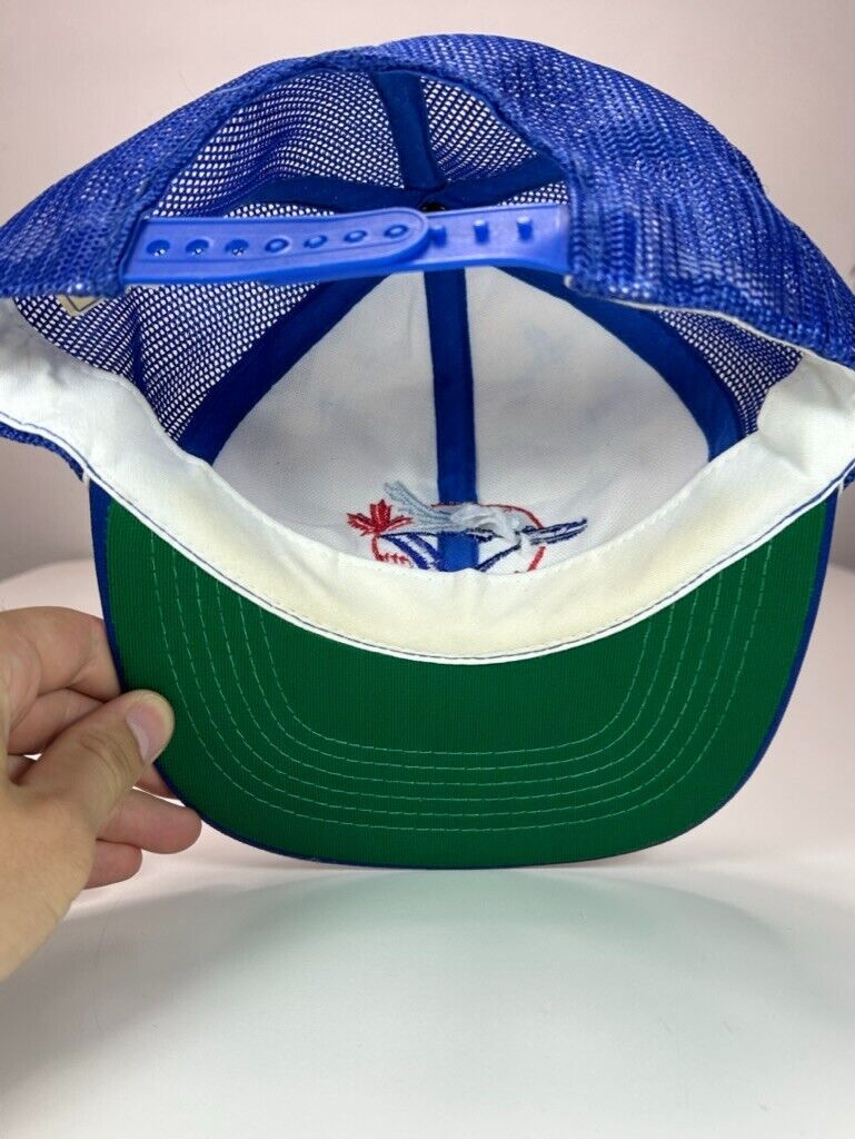 Vintage 80s/90s Toronto Blue Jays MLB Embroidered Trucker Snapback Hat OSFA