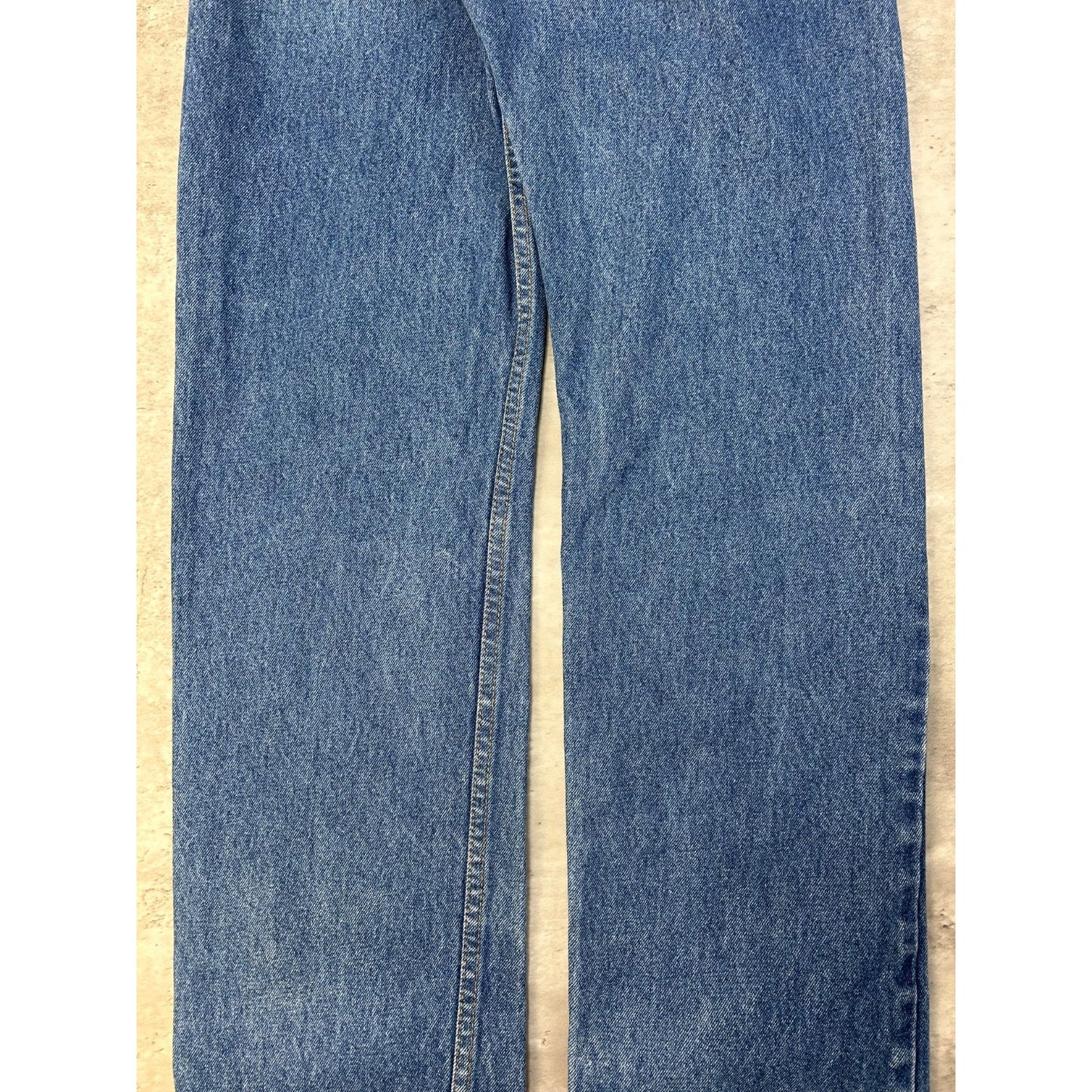 Vintage 90s Levis 550 Red Tab Straight Fit Dark Wash Denim Pants Size 33