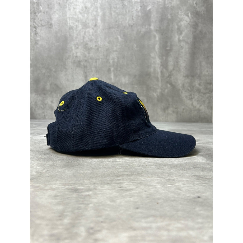 Vintage Michigan Wolverines NCAA Embroidered Logo Strapback Hat OSFA